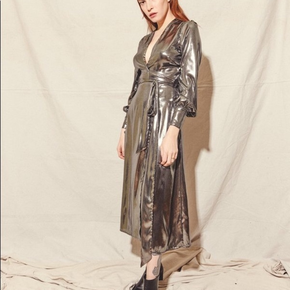 Kamperett Adelaide Midi Wrap Dress